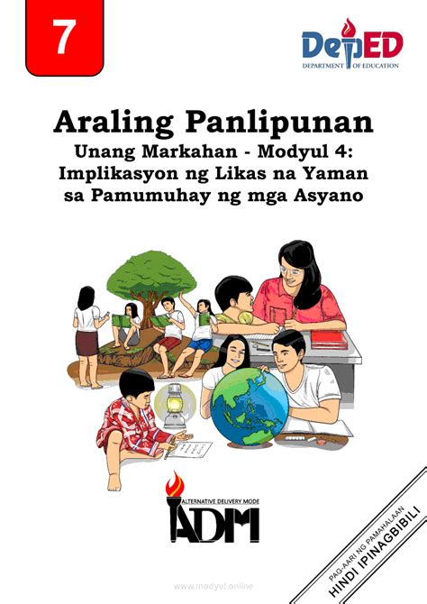 Araling Panlipunan 7 Unang Markahan .